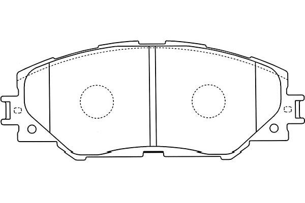 KAVO PARTS Комплект тормозных колодок, дисковый тормоз BP-9115